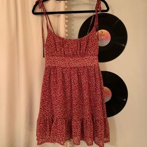 NWOT Princess Polly Red Floral Mini Dress